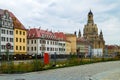 Street in the old town of Dresden Royalty Free Stock Photo