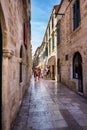 Street in old town of Dubrovnik Royalty Free Stock Photo