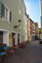 Street in the old town in Freiburg im Breisgau, Black Forest, Germany Royalty Free Stock Photo