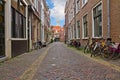 Street in old town, Haarlem, Netherland