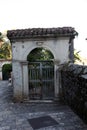 Street in old town of Herceg Novi, Montenegro Royalty Free Stock Photo