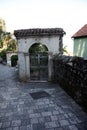 Street in old town of Herceg Novi, Montenegro Royalty Free Stock Photo