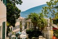 Street in the old town in Herceg Novi