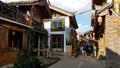 A street of the old town of Lijiang, China