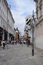 Street in old town in Ljubljana, Slovenia