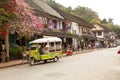 Street in old town Luang Prabang