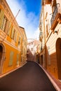Street in old town in Monaco
