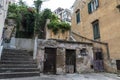 Street of the old town of Monreale, Palermo, Sicily, Italy