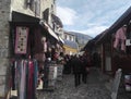 Street in old town of Mostar