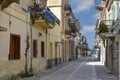 Street in old town in Nafplion city ,Greece