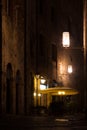 Street old town San Gimignano Royalty Free Stock Photo