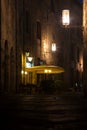 Street old town San Gimignano Royalty Free Stock Photo