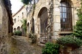 Street of old town of Tossa de Mar, Girona province, Catalonia, Spain Royalty Free Stock Photo