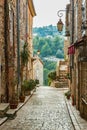 Street in the old town Tourrettes-sur-Loup in France. Royalty Free Stock Photo