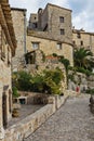 Street in the old town Tourrettes-sur-Loup in France. Royalty Free Stock Photo