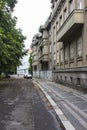 Street in the Old Town of Uzhhorod. Ukraine