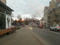 Street in Olsztyn, Poland