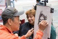 Street painting in Times Square