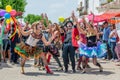 Street parade in Ibiza