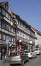 Street with Parked Cars in Downtown Gottingen, Germany