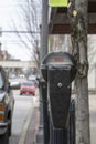 Street parking meter Royalty Free Stock Photo