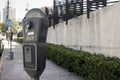 Street Parking meter Royalty Free Stock Photo