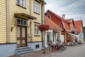 Street in Parnu, Estonia Royalty Free Stock Photo