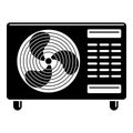 Street part air conditioner icon, simple style Royalty Free Stock Photo