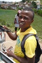 Street peddler in Madagascar