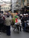 Street Pedlar in Old District of Hanoi, the 36 corporations District, Vietnam