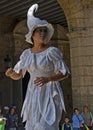 Street perfomer, Havana, Cuba Royalty Free Stock Photo
