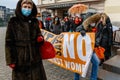 Street performance against gender-based violence in Uzhgorod