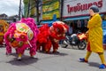 Street performance for Chinese Hungry Ghost festival (Por Tor) a