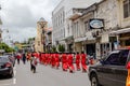 Street performance for Chinese Hungry Ghost festival (Por Tor) a