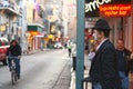 Street performer in French Quarter, New Orleans Royalty Free Stock Photo