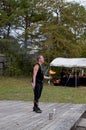 Street performer at a Medieval Fair