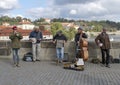 Street Performers, Charles Bridge, Prague, Czech Republic