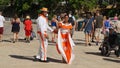 Street performers, La Romana, Dominican Republic Royalty Free Stock Photo