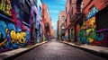 street perspective urban background Royalty Free Stock Photo