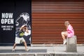 Street Photographer Taking Picture on the Street of Toronto, Canada