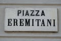 Piazza Eremitani, important square of Padua, Italy
