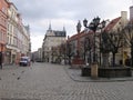Street of the Polish city Swidnica