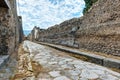 Street in Pompeii, Italy Royalty Free Stock Photo