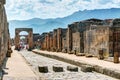 Street in Pompeii, Italy Royalty Free Stock Photo