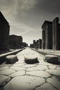 Street in Pompeii, Italy Royalty Free Stock Photo