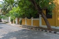 Street in Pondicherry, India.