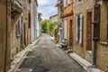 Street and popular neighborhood in the countryside french en middi pyrenees, Saint Ybars village France