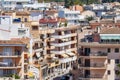 Street in the Port de Alcudia town in Mallorca