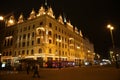 Street Prague at night