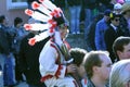 Street procession at the German carnival Fastnacht Royalty Free Stock Photo